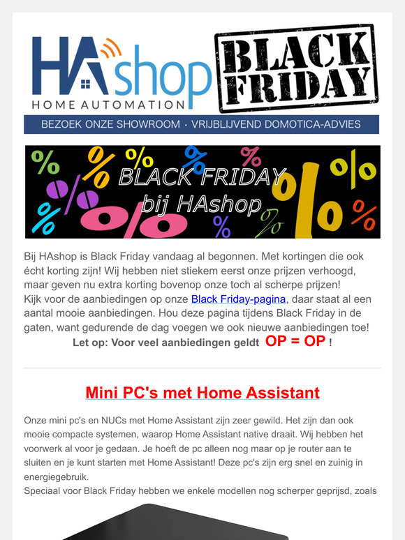 Black Friday Domotica Deals: Upgrade Jouw Slimme Huis met Kortingen