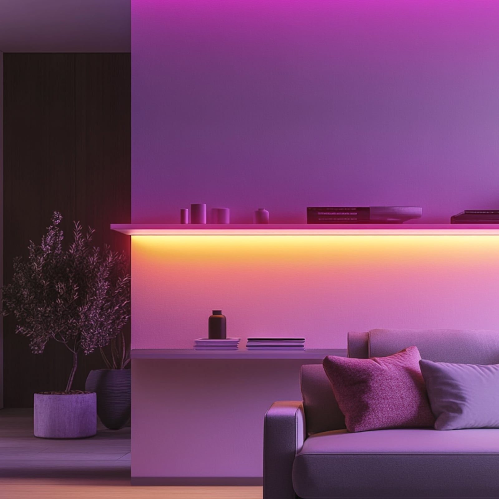 Slimme led strip: sfeervolle verlichting en slimme bediening in huis